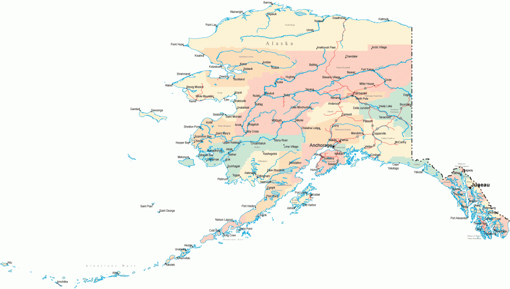 , alaska road map, alaska highway map, map of alaska highway