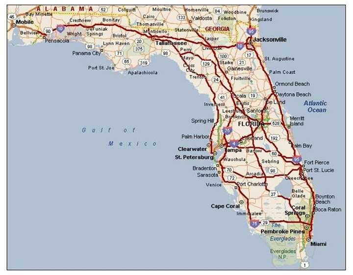 map of florida | state map of usa | united states maps