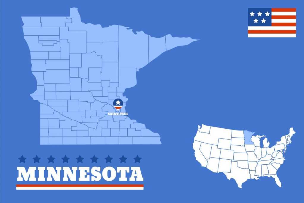 Roadmap of Minnesota